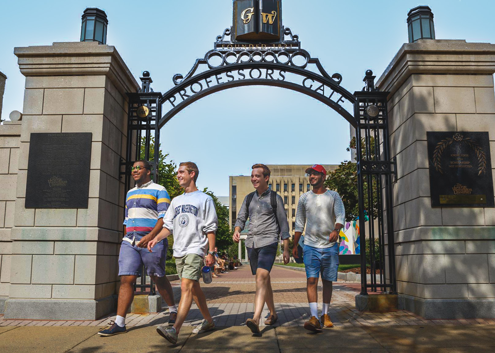 GWU Students at Professor's Gate
